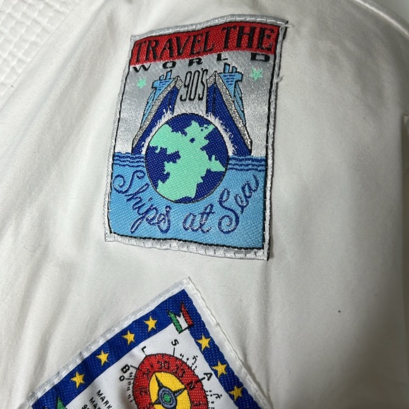 Vintage Neiman Marcus Polished Cotton Cruise Robe - Picture 3 of 10